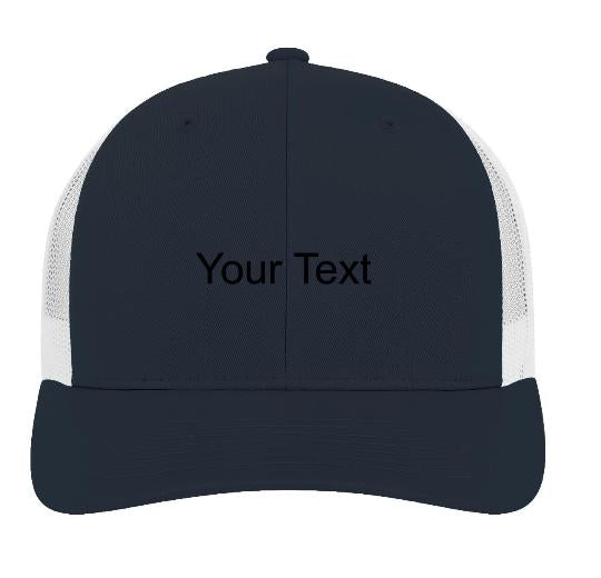 Cappellino vintage a 6 pannelli «Trucker» ricamato
