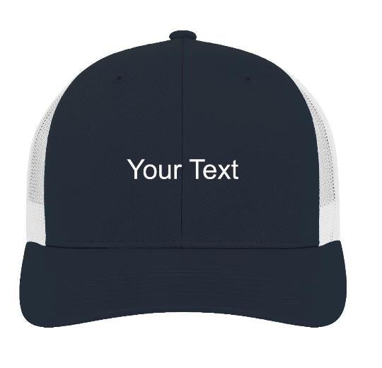 Cappellino vintage a 6 pannelli «Trucker» ricamato