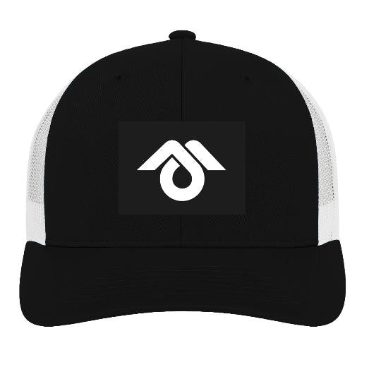Cappellino vintage a 6 pannelli «Trucker» ricamato