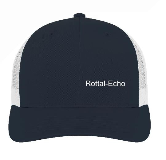 6 Panel Vintage Kappe «Trucker» bestickt