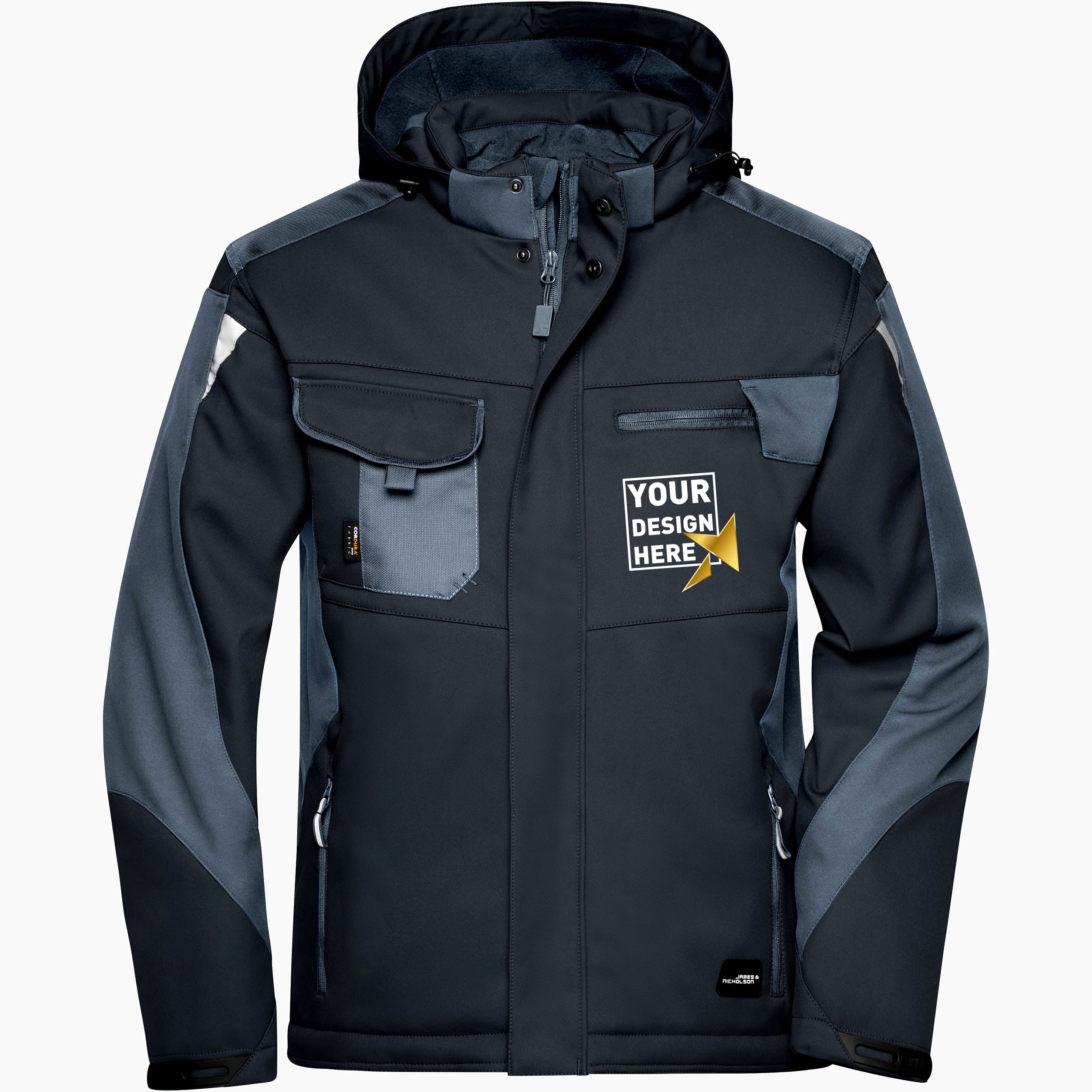 Workwear Winter Softshelljacke black/carbon