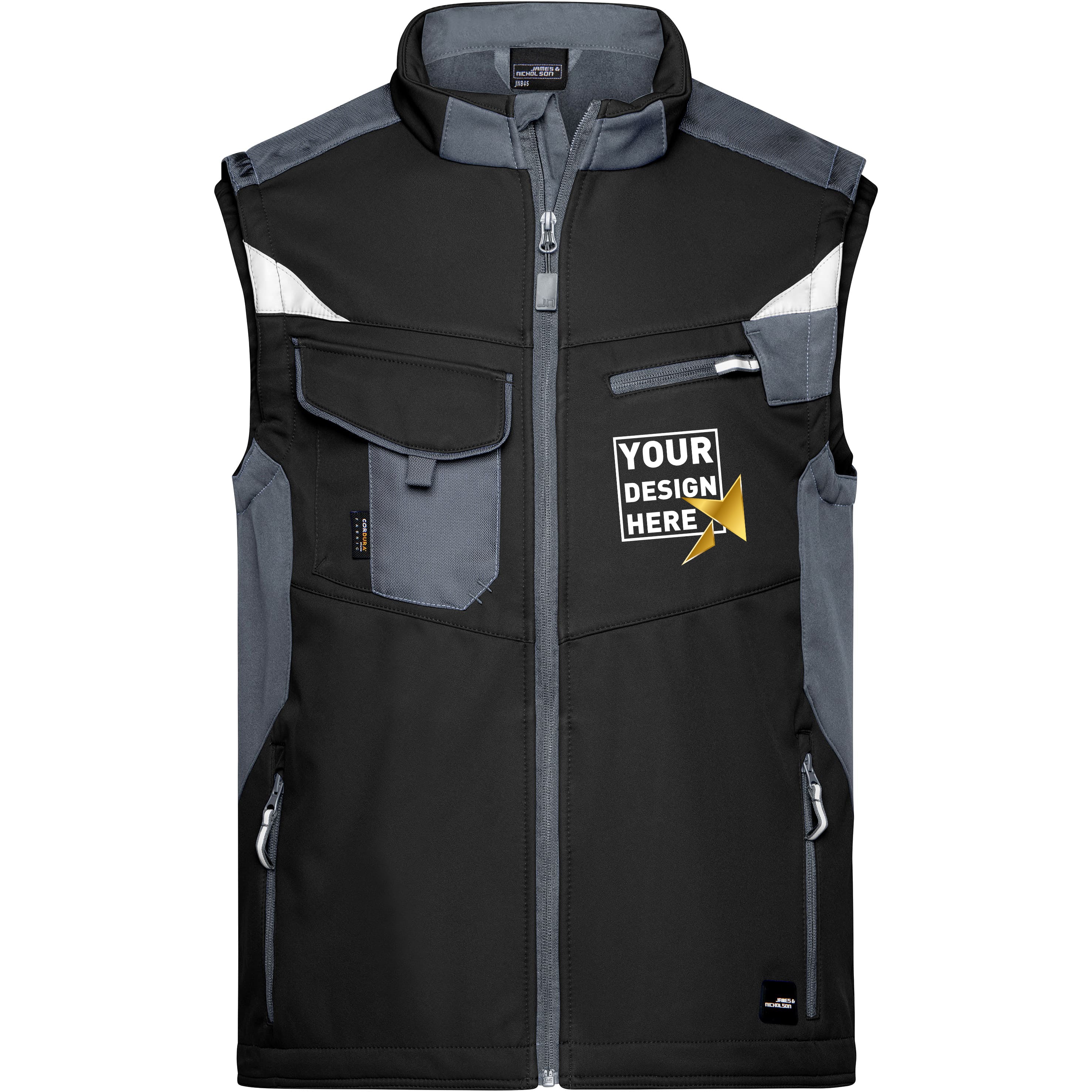 Workwear Softshellweste black/carbon