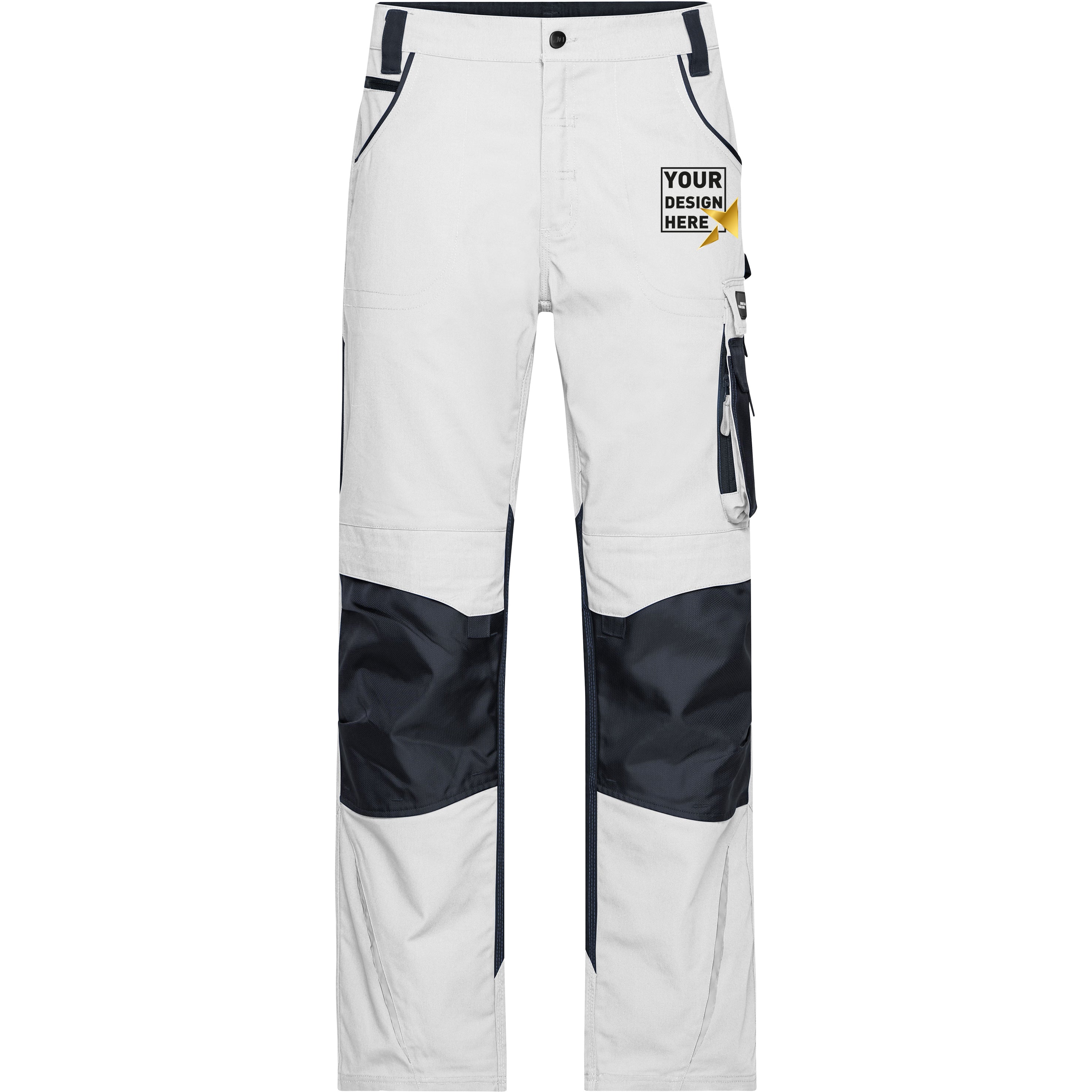 Workwear Bundhose CORDURA® white/carbon