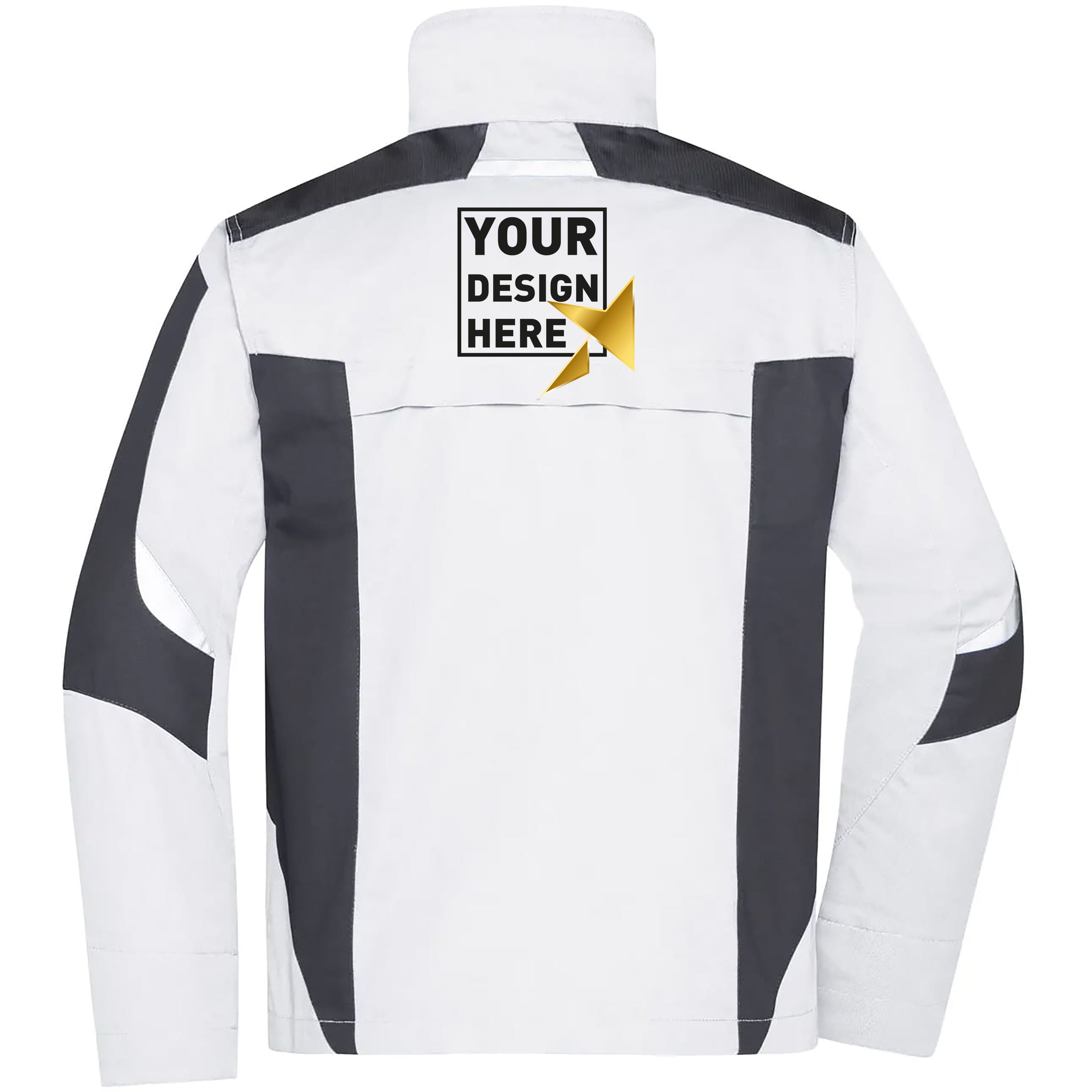 Workwear Jacke white/carbon