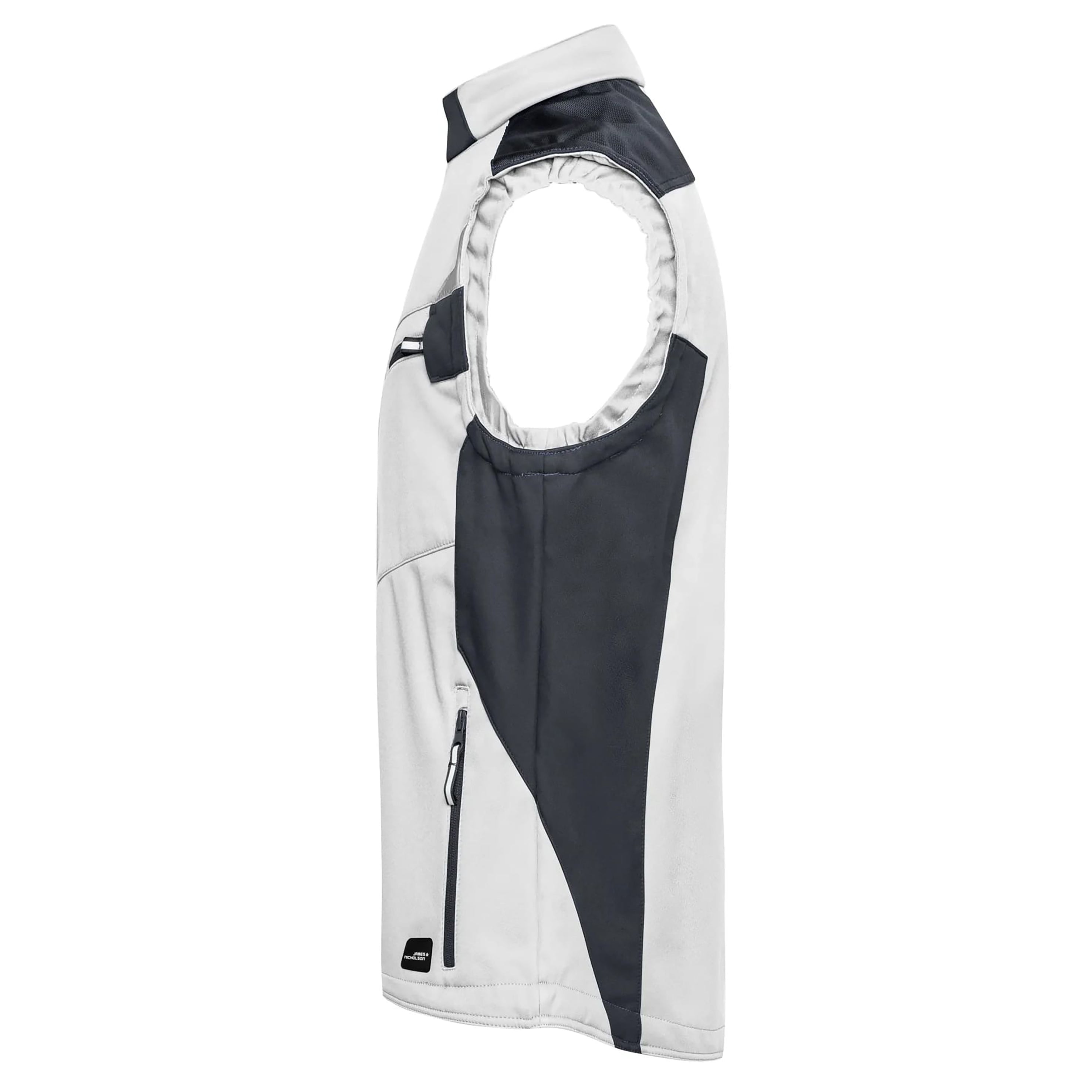 Workwear Softshellweste white/carbon