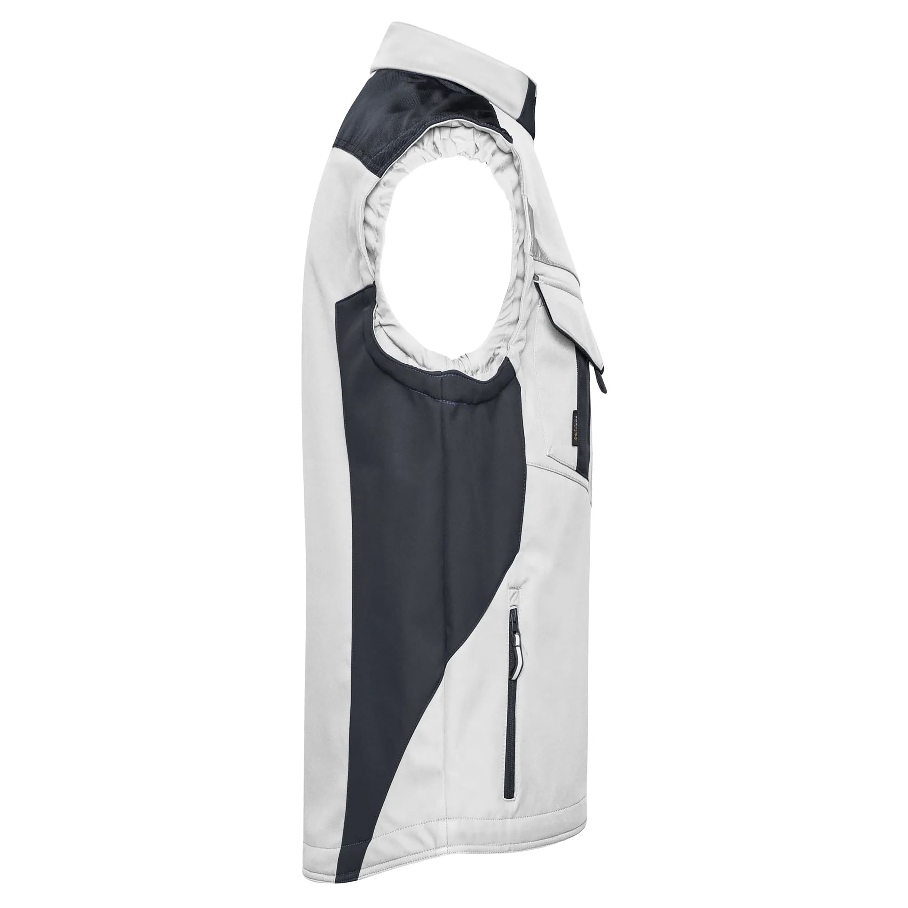 Workwear Softshellweste white/carbon